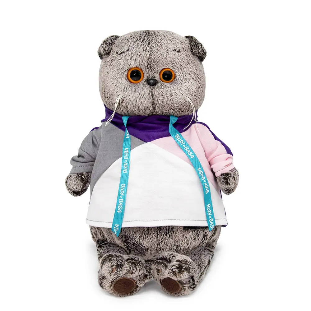Фото Мягкая игрушка Budi Basa Ks25-180 Басик в разноцветной толстовке 25 см Фото Мягкая игрушка Budi Basa Ks25-180 Басик в разноцветной толстовке 25 см