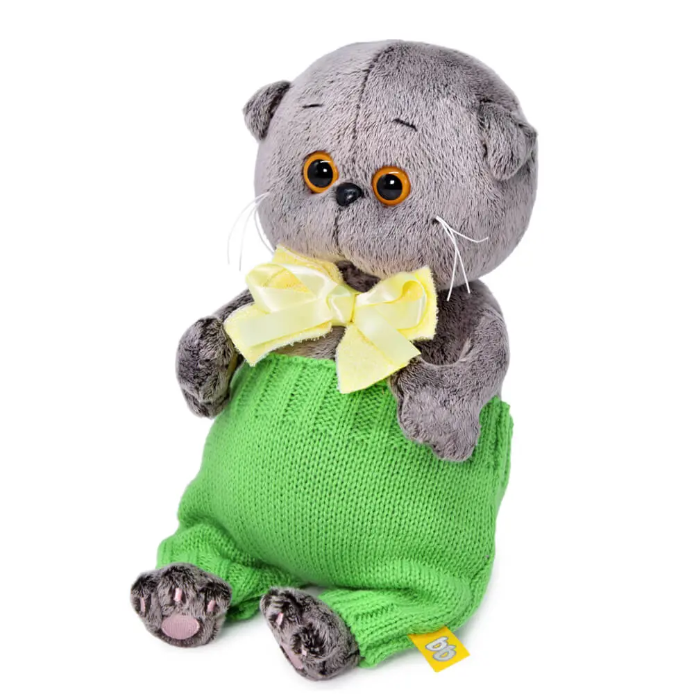 Фото 2 Мягкая игрушка Budi Basa BB-083 Басик Baby в вязаных штанишках 20 см Фото 2 Мягкая игрушка Budi Basa BB-083 Басик Baby в вязаных штанишках 20 см
