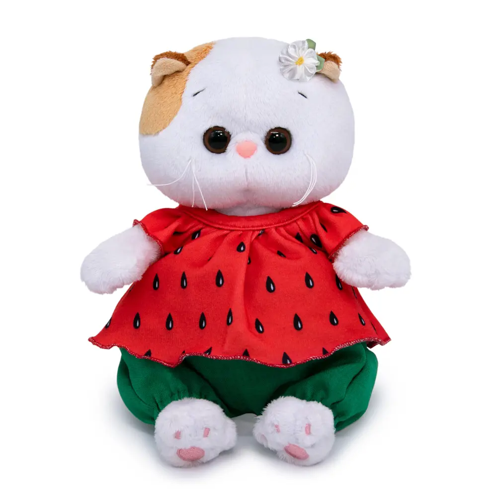 Фото Мягкая игрушка Budi Basa LB-096 Ли-Ли Baby в костюмчике "Клубничка" 20 см