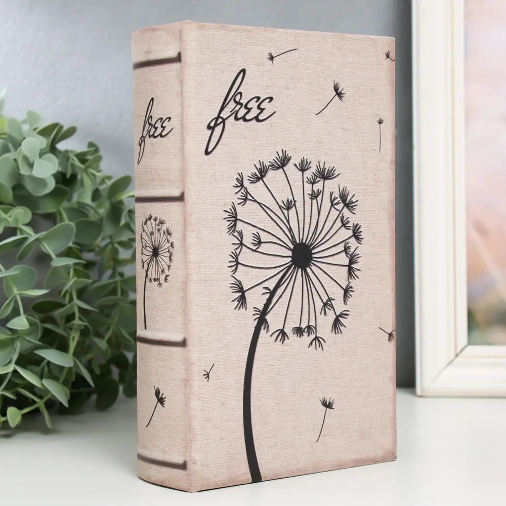 Фото Шкатулка сейф-книга "Одуванчик" 21x13x5 см Фото Шкатулка сейф-книга "Одуванчик" 21x13x5 см