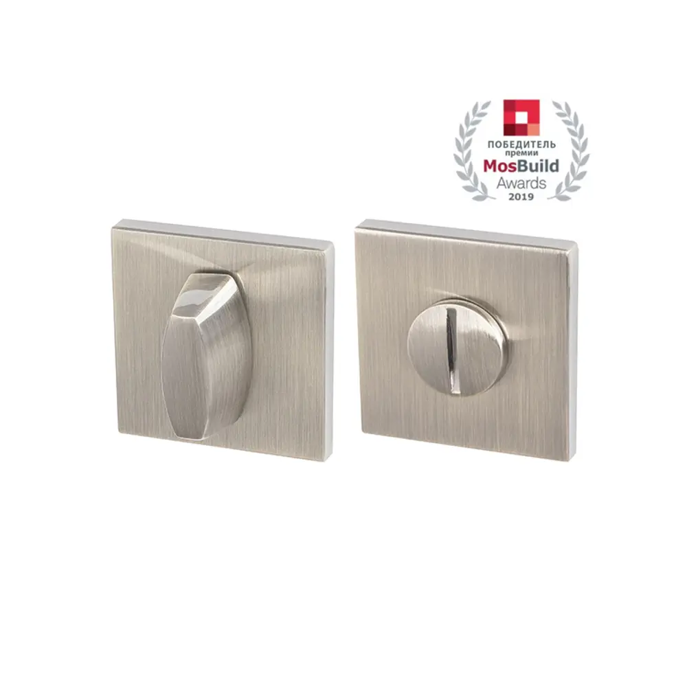 Фото Ручка поворотная BK6.K.USS52 (WC-BOLT BK6 USS) SN-3 матовый никель Фото Ручка поворотная BK6.K.USS52 (WC-BOLT BK6 USS) SN-3 матовый никель