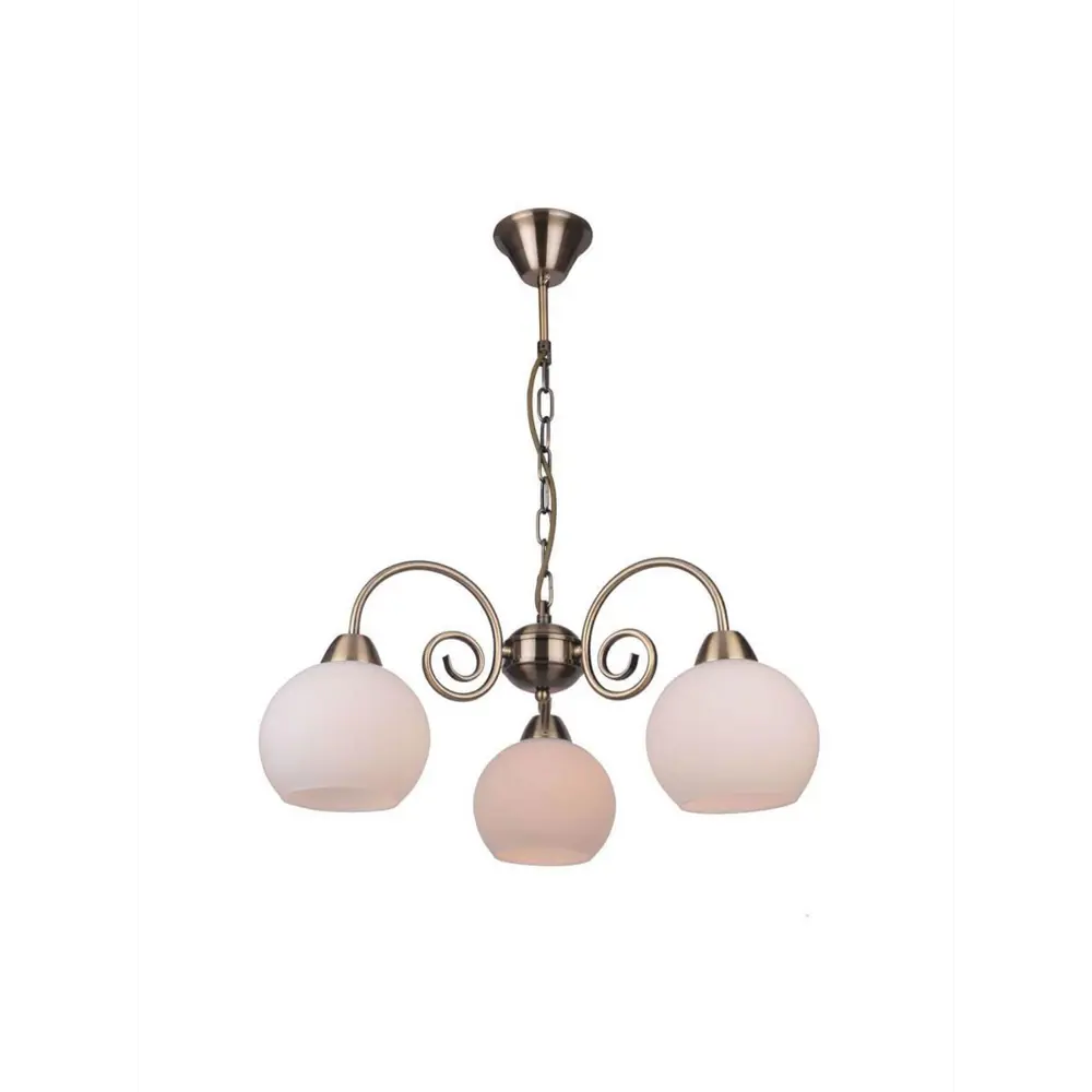 Фото Люстра подвесная TOPLIGHT TL7340D-03AB Lynnette 3 лампы 6 м² цвет бронза