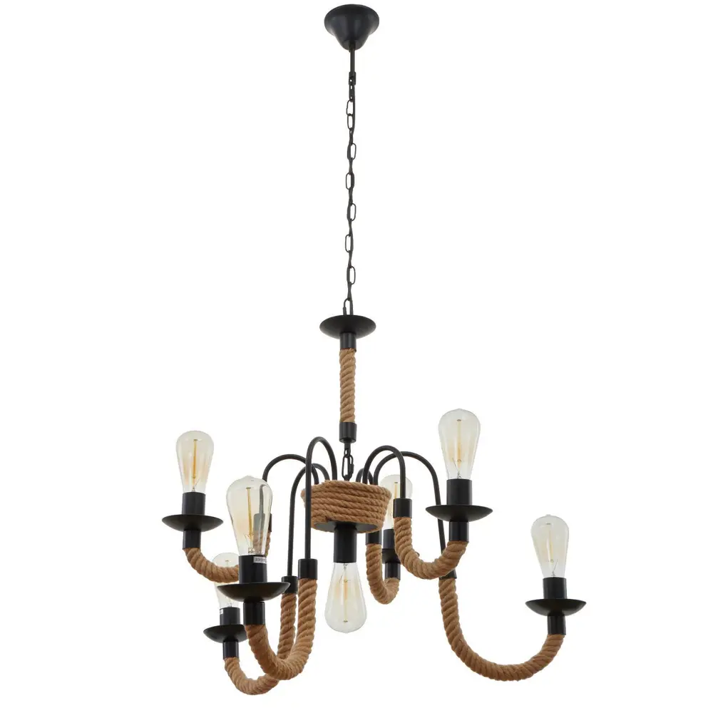 Фото 5 Люстра потолочная BAYERLUX ES-021 4941642 7 ламп 14 м² цвет коричневый Фото 5 Люстра потолочная BAYERLUX ES-021 4941642 7 ламп 14 м² цвет коричневый