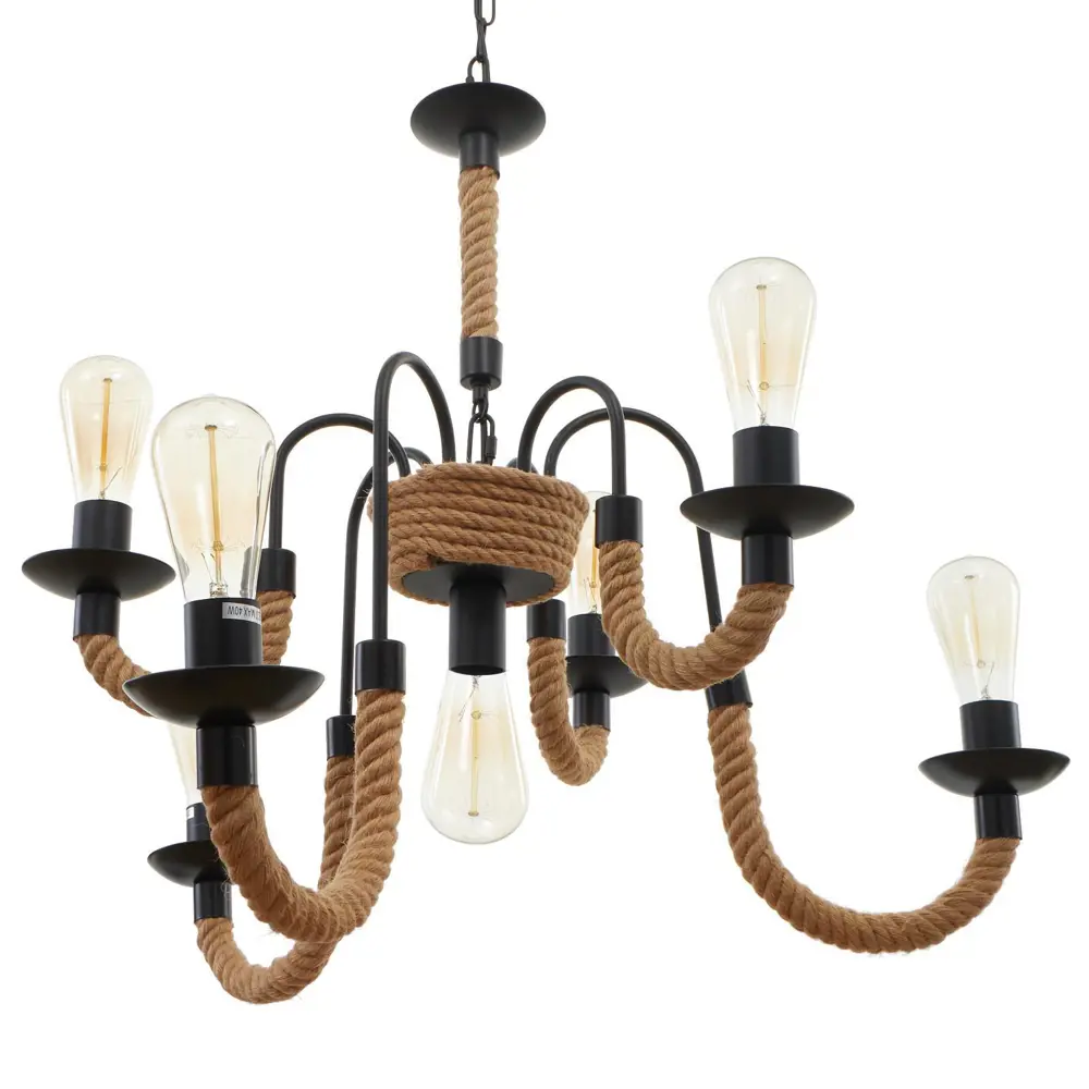 Фото 3 Люстра потолочная BAYERLUX ES-021 4941642 7 ламп 14 м² цвет коричневый Фото 3 Люстра потолочная BAYERLUX ES-021 4941642 7 ламп 14 м² цвет коричневый