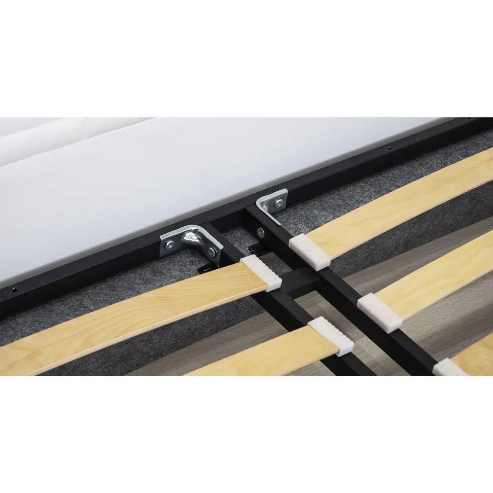 Фото 8 Кровать Нижегородмебель и к Оливия 200x88x250 см цвет белый Фото 8 Кровать Нижегородмебель и к Оливия 200x88x250 см цвет белый