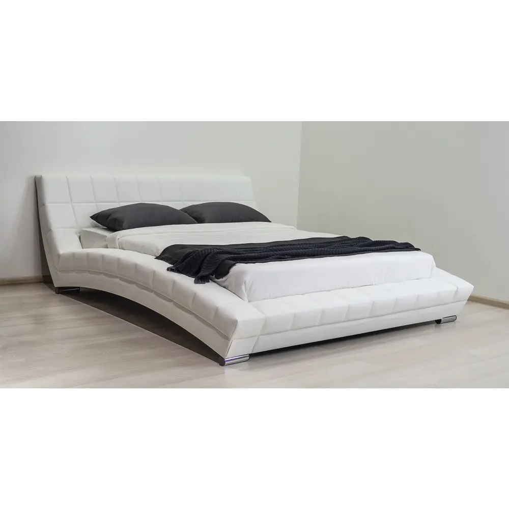 Фото 4 Кровать Нижегородмебель и к Оливия 200x88x250 см цвет белый Фото 4 Кровать Нижегородмебель и к Оливия 200x88x250 см цвет белый