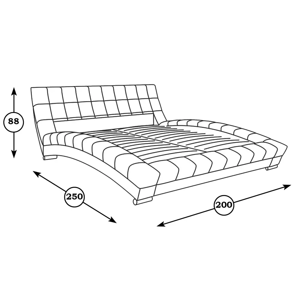 Фото 5 Кровать Нижегородмебель и к Оливия 200x88x250 см цвет белый Фото 5 Кровать Нижегородмебель и к Оливия 200x88x250 см цвет белый