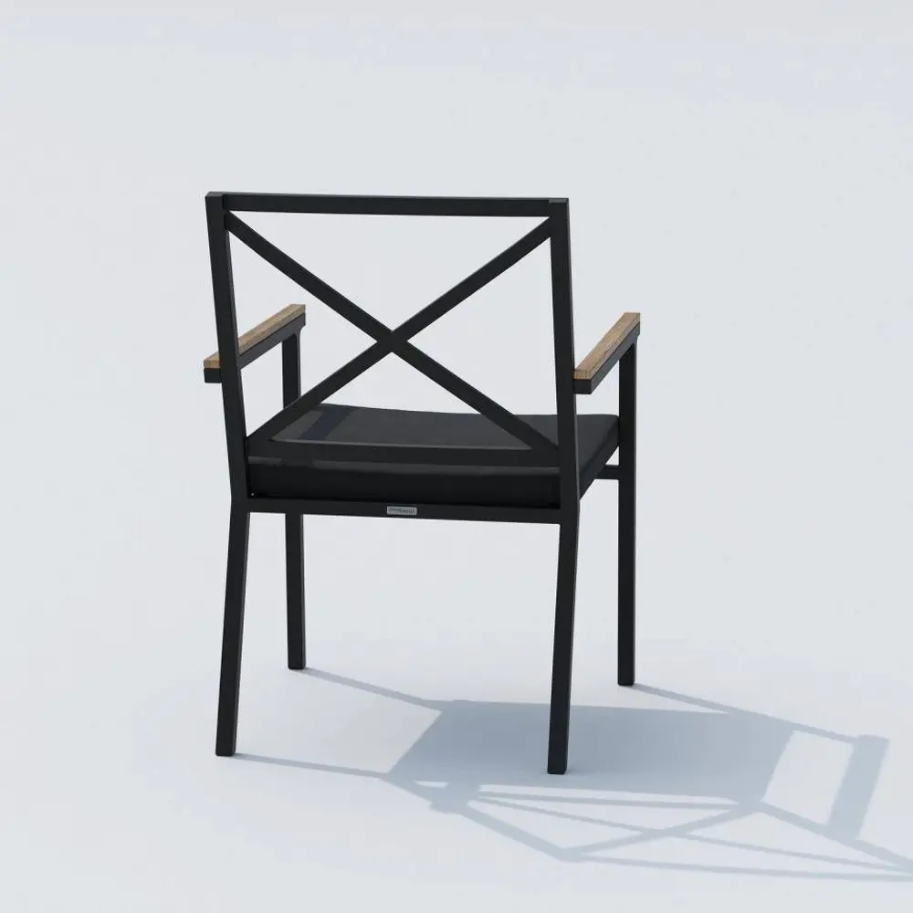 Фото 8 Садовая мебель для отдыха Ideal patio Outdoor style Cana Festa 200 Black алюМиний темно-серый:стол, 6 стульев Фото 8 Садовая мебель для отдыха Ideal patio Outdoor style Cana Festa 200 Black алюМиний темно-серый:стол, 6 стульев