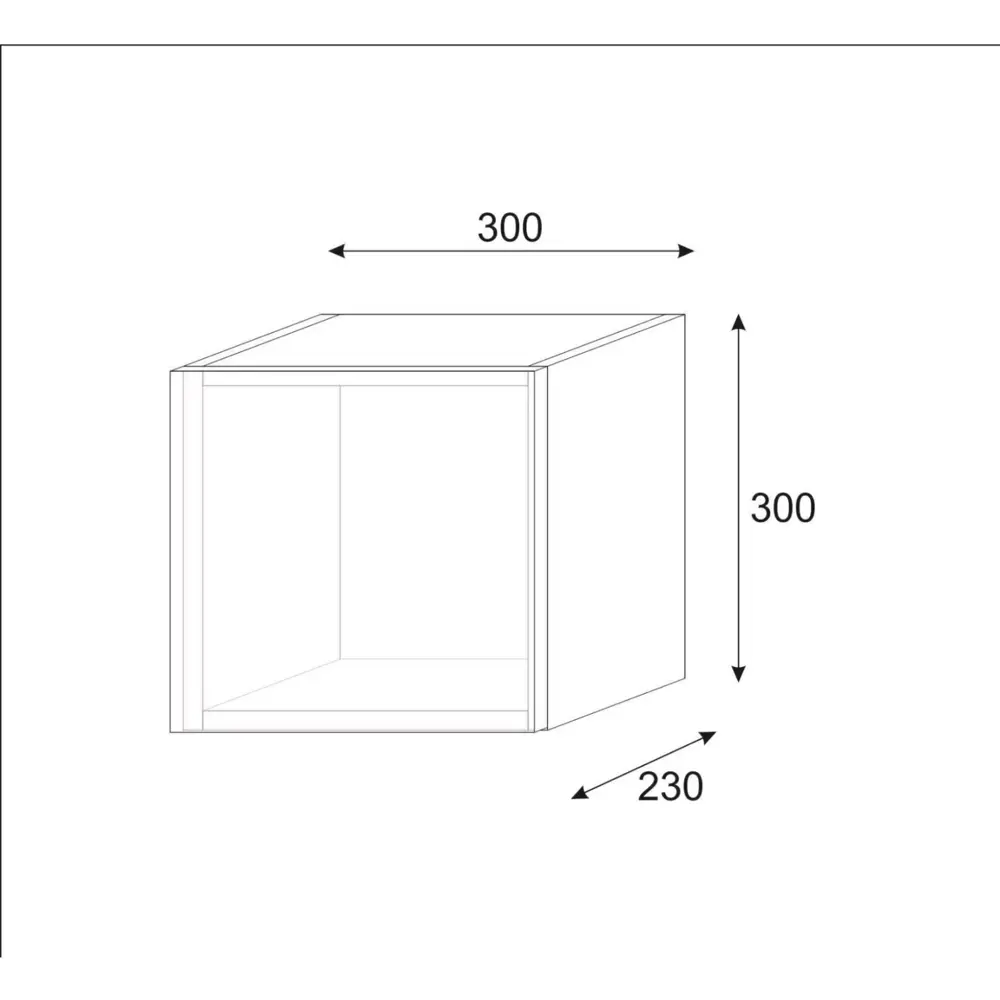 Фото 2 Шкаф Клик мебель Инфинити 1 30x25 см ЛДСП цвет черный Фото 2 Шкаф Клик мебель Инфинити 1 30x25 см ЛДСП цвет черный