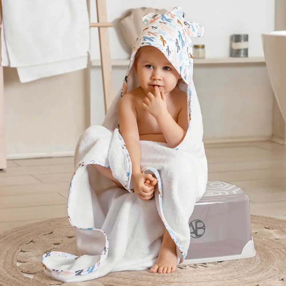 Фото 2 Полотенце детское AmaroBaby Cute Love «Техас», 90x90 см Фото 2 Полотенце детское AmaroBaby Cute Love «Техас», 90x90 см