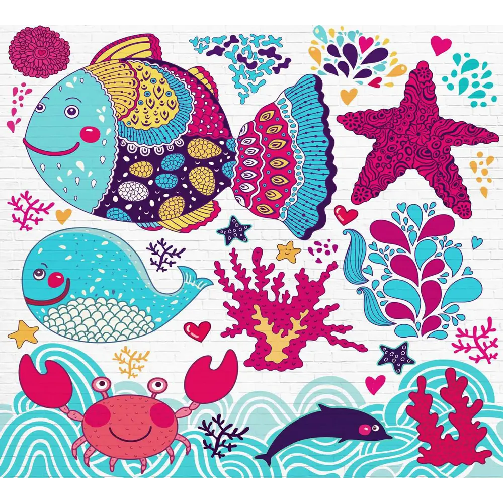 Фото 2 Фотообои Urban Style В синем море UST0344 300x270 см