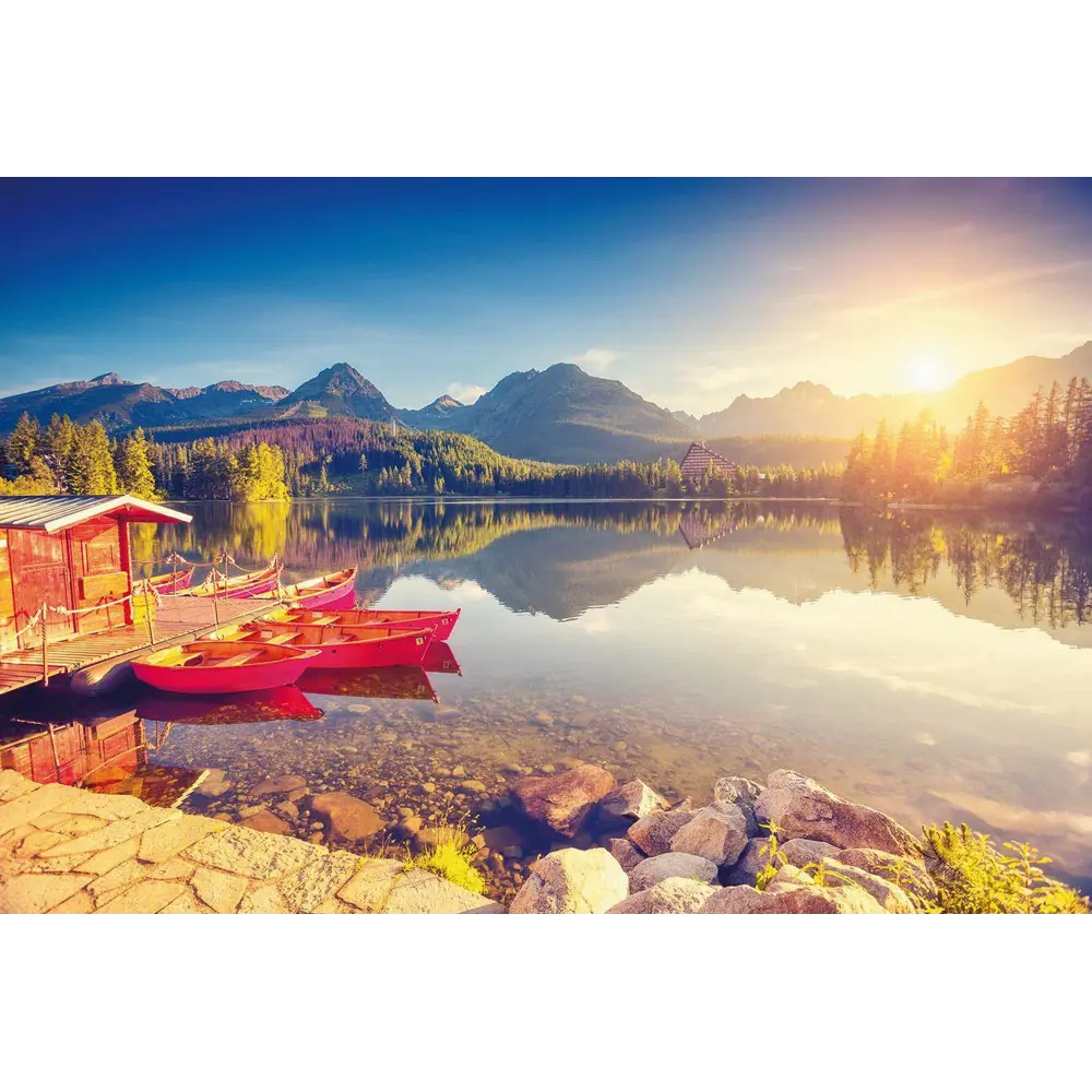 Фото 2 Фотообои Urban Style Рассвет на горном озере UST0409 400x270 см Фото 2 Фотообои Urban Style Рассвет на горном озере UST0409 400x270 см