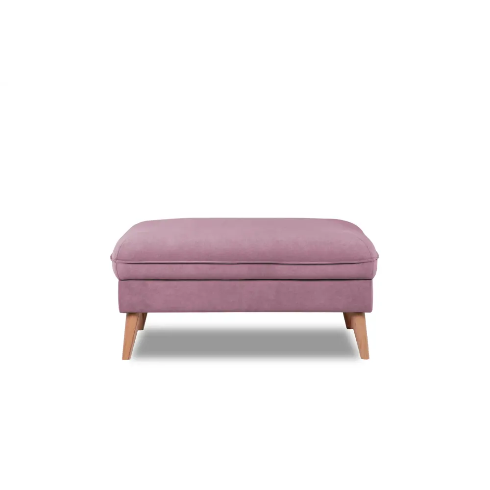 Фото Банкетка Finsoffa Ann 95x43x63 см велюр цвет розовый
