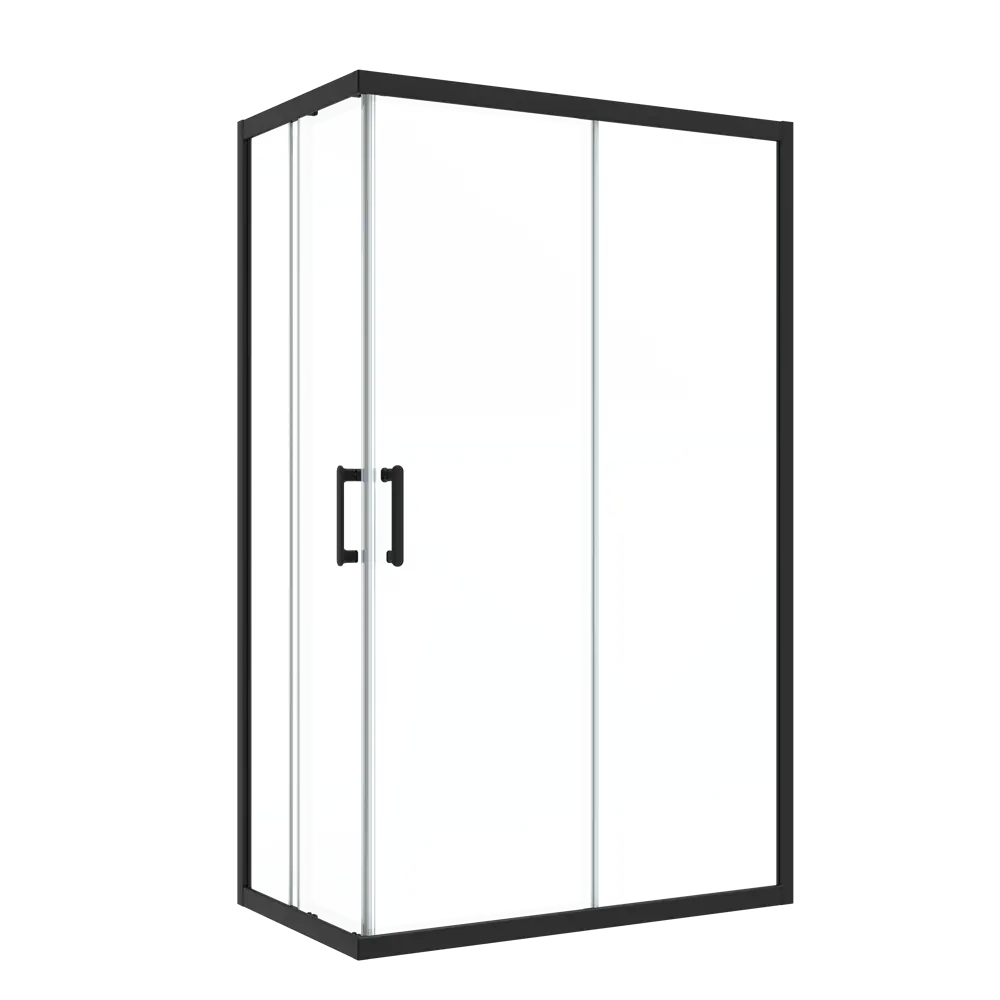 Фото 3 Комплект стекол для душевой ширмы Sensea Easy 120x80 см прозрачное стекло цвет профиля на выбор Фото 3 Комплект стекол для душевой ширмы Sensea Easy 120x80 см прозрачное стекло цвет профиля на выбор