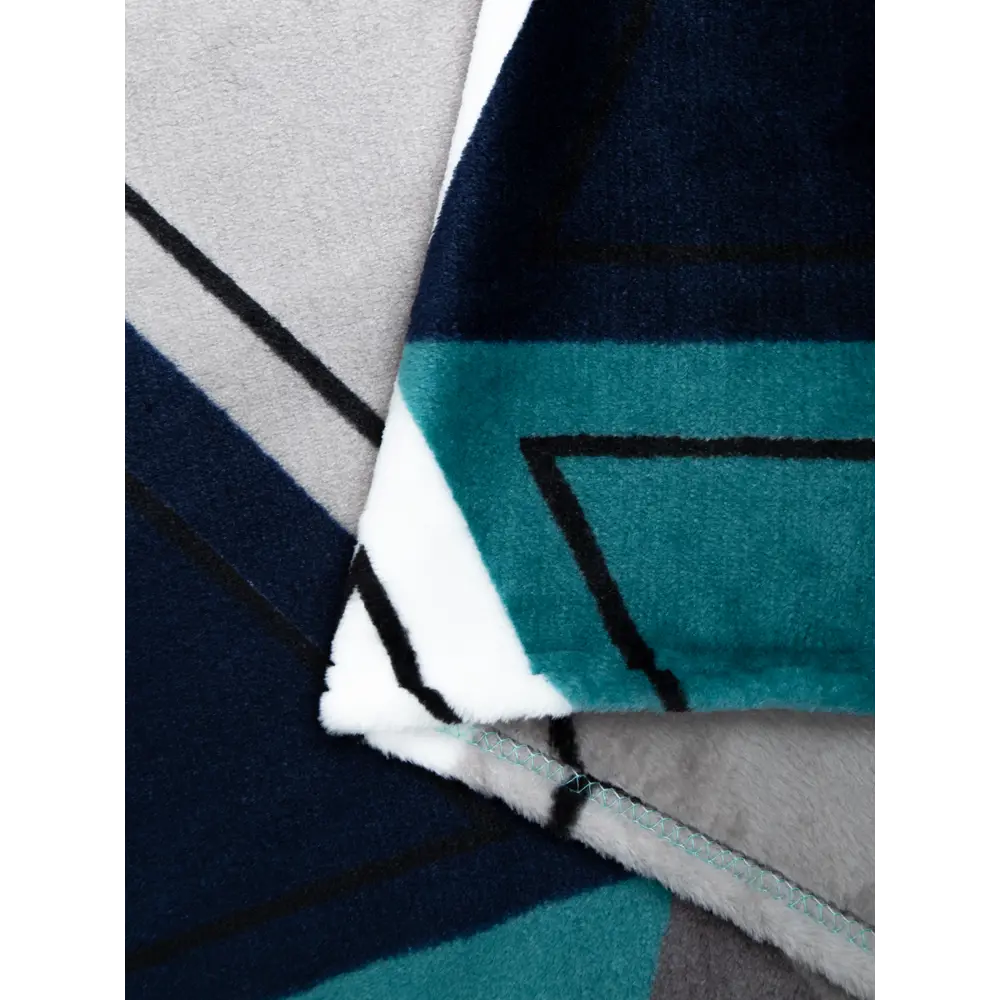 Фото 7 Плед TexRepublic Absolute flannel 26221, 150x200 см, фланель, цвет морская волна