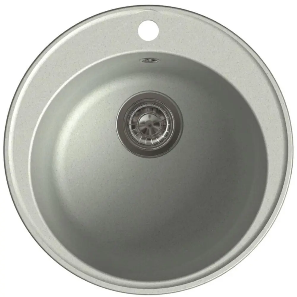 Фото Врезная мойка Lex Lugano 480 48x48x18 см кварц цвет серый Фото Врезная мойка Lex Lugano 480 48x48x18 см кварц цвет серый