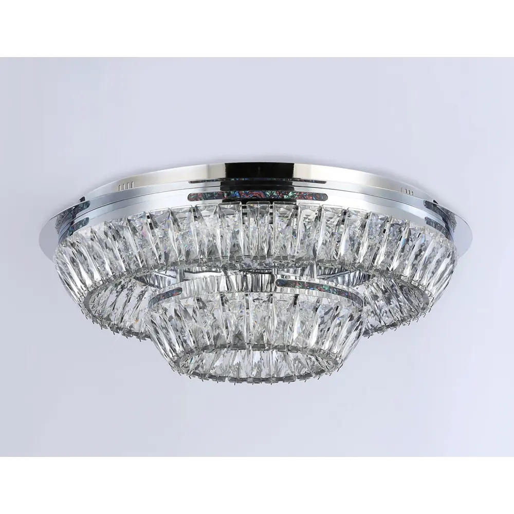 Фото 7 Люстра потолочная светодиодная AMBRELLA LIGHT TR5029 Traditional 18 м² нейтральный белый свет цвет хром Фото 7 Люстра потолочная светодиодная AMBRELLA LIGHT TR5029 Traditional 18 м² нейтральный белый свет цвет хром
