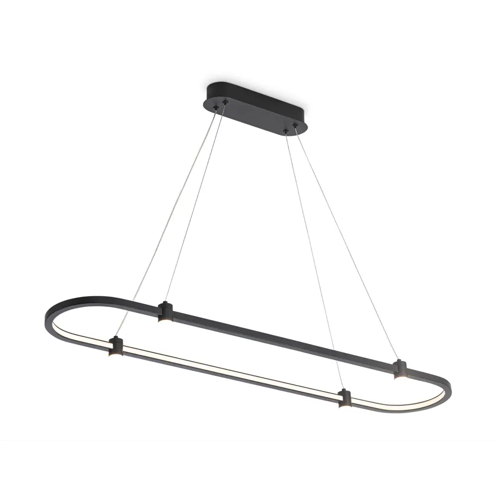 Фото Люстра подвесная светодиодная AMBRELLA LIGHT FL5589 Comfort 22 м² теплый белый свет цвет черный Фото Люстра подвесная светодиодная AMBRELLA LIGHT FL5589 Comfort 22 м² теплый белый свет цвет черный