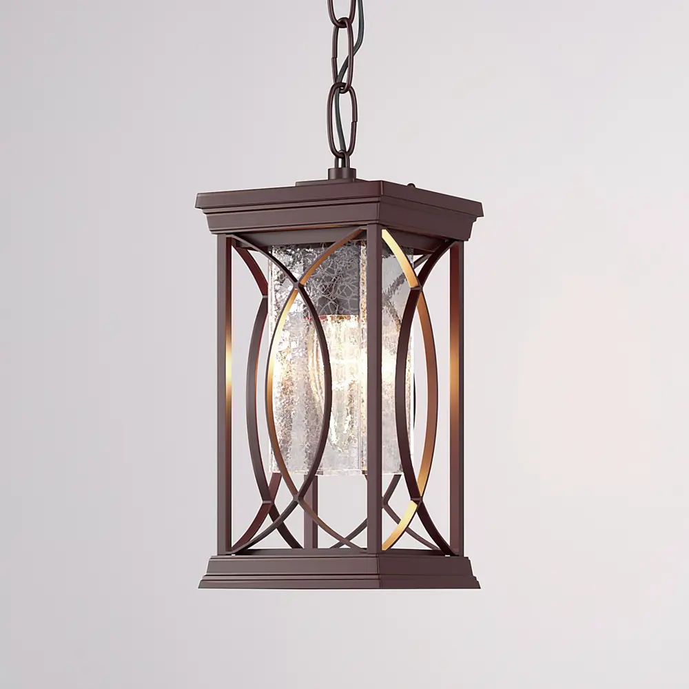 Фото 7 Светильник подвесной уличный Elektrostandard GL 1026H Spica 60 Вт IP33 цвет кофе Фото 7 Светильник подвесной уличный Elektrostandard GL 1026H Spica 60 Вт IP33 цвет кофе