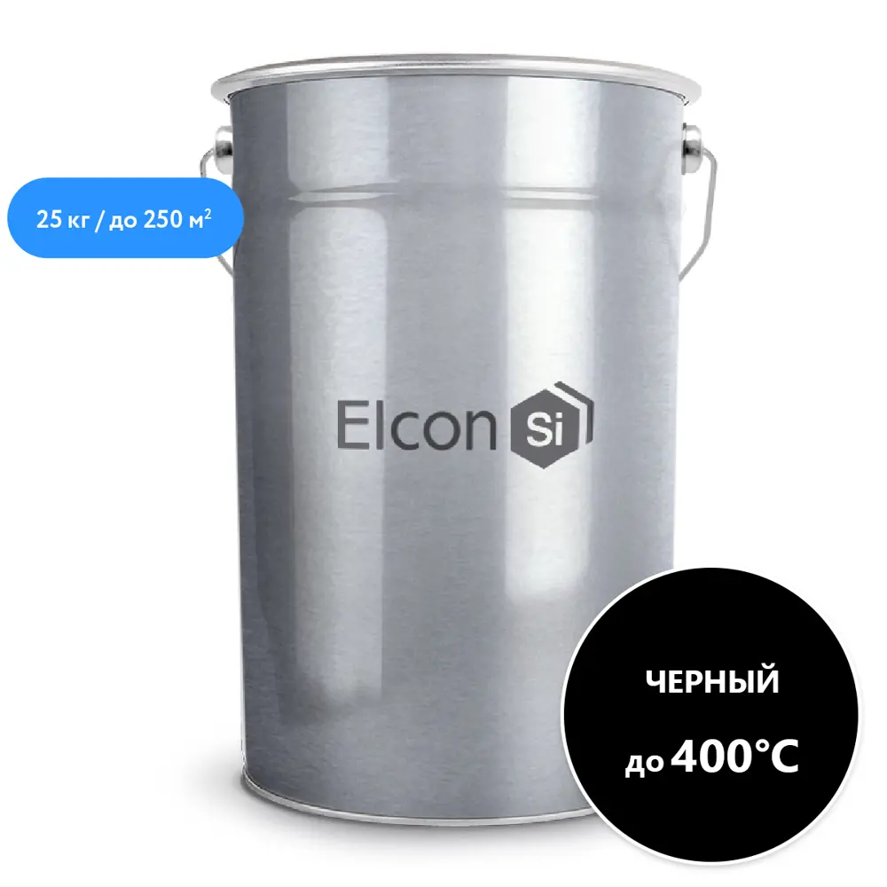 Фото Эмаль ELCON КО-868 00-00000639 цвет черный 25 л Фото Эмаль ELCON КО-868 00-00000639 цвет черный 25 л