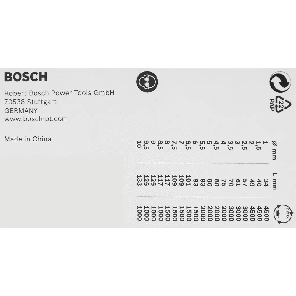 Фото 5 Набор свёрл по металлу Bosch 10x87 мм, 19 шт. Фото 5 Набор свёрл по металлу Bosch 10x87 мм, 19 шт.