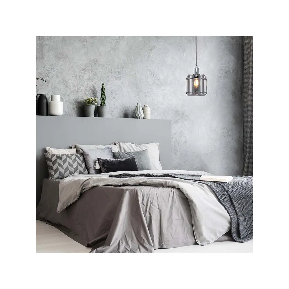 Фото 5 Светильник подвесной ESCADA 10188/1S Chrome 1 лампа 3 м² цвет хром Фото 5 Светильник подвесной ESCADA 10188/1S Chrome 1 лампа 3 м² цвет хром