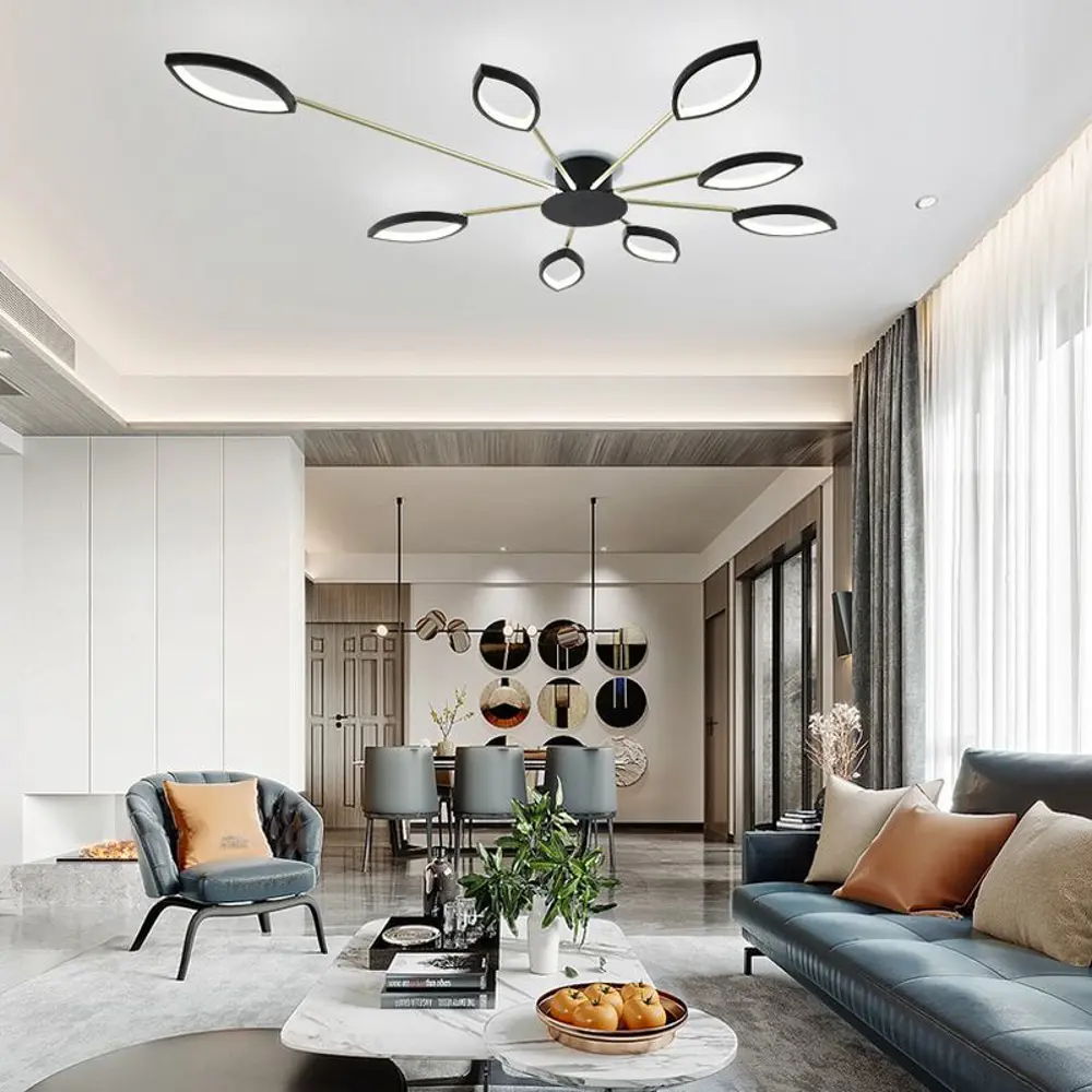 Фото 6 Люстра потолочная светодиодная IMPERIUMLOFT 140625-26 Daggry 5.80 м² теплый белый свет цвет черный Фото 6 Люстра потолочная светодиодная IMPERIUMLOFT 140625-26 Daggry 5.80 м² теплый белый свет цвет черный