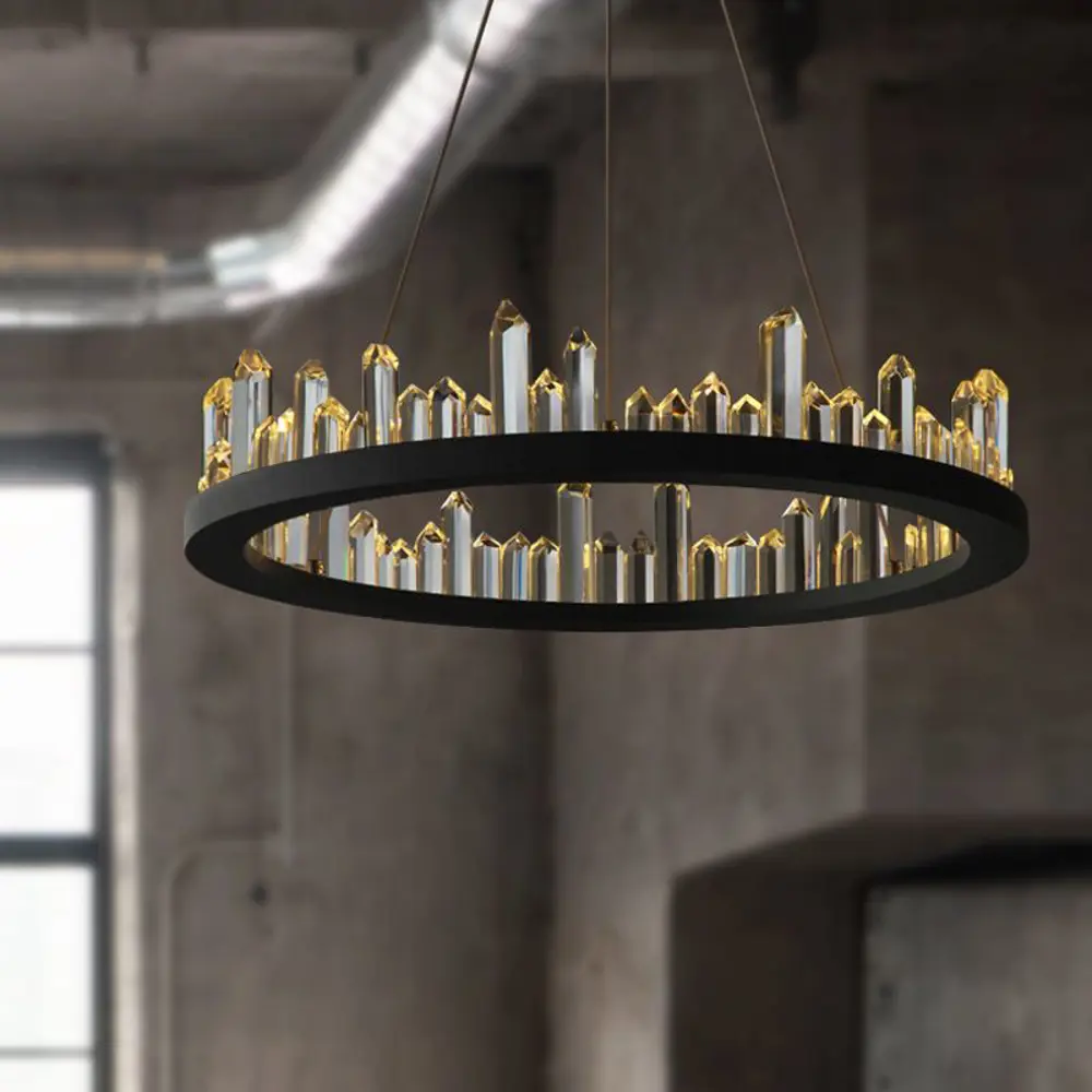 Фото 12 Люстра подвесная светодиодная IMPERIUMLOFT 179755-26 Quartz 1.50 м² теплый белый свет цвет черный Фото 12 Люстра подвесная светодиодная IMPERIUMLOFT 179755-26 Quartz 1.50 м² теплый белый свет цвет черный