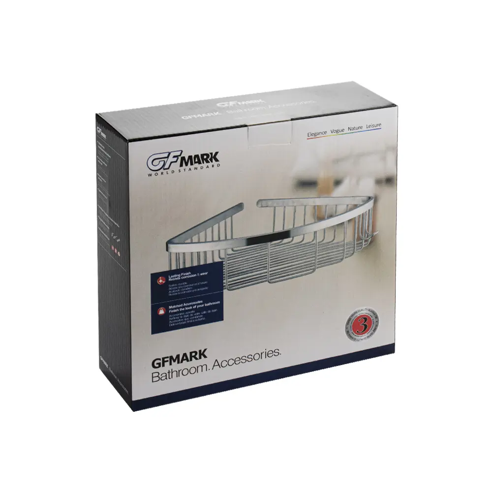 Фото 7 Полка для ванной комнаты Gfmark 80360 Сан-АВК-80360 нержавеющая сталь 29x22 см Фото 7 Полка для ванной комнаты Gfmark 80360 Сан-АВК-80360 нержавеющая сталь 29x22 см