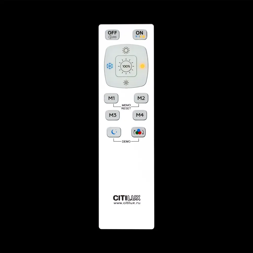Фото 5 Потолочный светильник светодиодный Citilux Старлайт CL70330RGB 11 м² цвет белый Фото 5 Потолочный светильник светодиодный Citilux Старлайт CL70330RGB 11 м² цвет белый