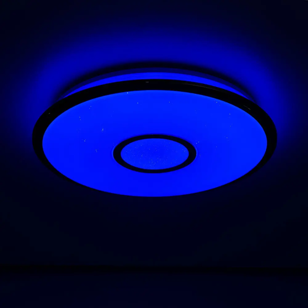 Фото 4 Потолочный светильник светодиодный Citilux Старлайт CL70342RGB 14 м² цвет белый Фото 4 Потолочный светильник светодиодный Citilux Старлайт CL70342RGB 14 м² цвет белый