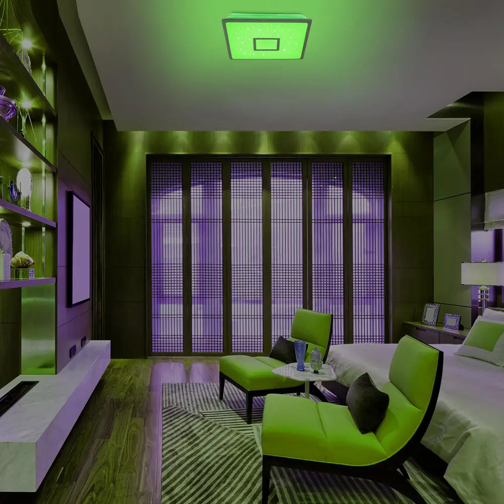 Фото 8 Потолочный светильник светодиодный Citilux Старлайт CL703K50RGB 18 м² цвет белый Фото 8 Потолочный светильник светодиодный Citilux Старлайт CL703K50RGB 18 м² цвет белый