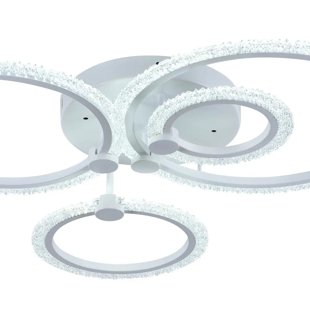 Фото 3 Люстра потолочная светодиодная Wedo Light Lavello WD5005/4C-WT 30 м² 4 лампы Фото 3 Люстра потолочная светодиодная Wedo Light Lavello WD5005/4C-WT 30 м² 4 лампы