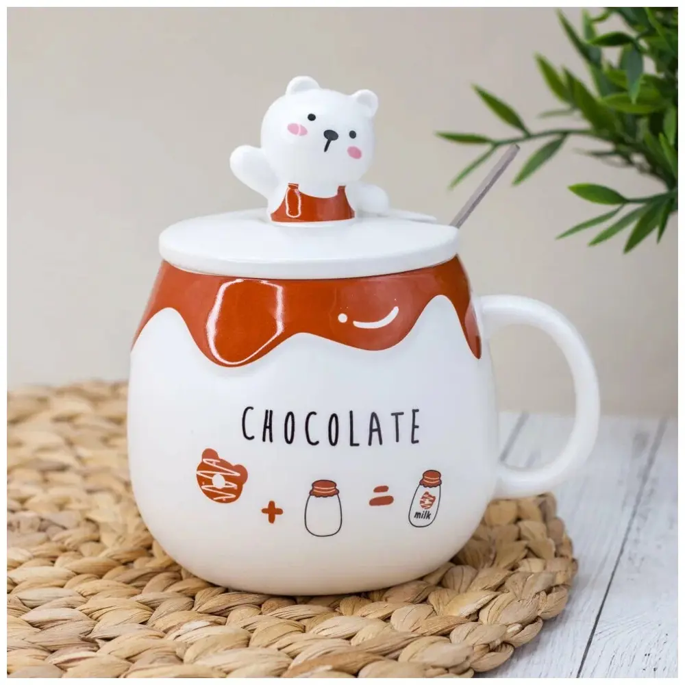 Фото Кружка 490 мл Kitty chocolate керамика цвет белый Фото Кружка 490 мл Kitty chocolate керамика цвет белый