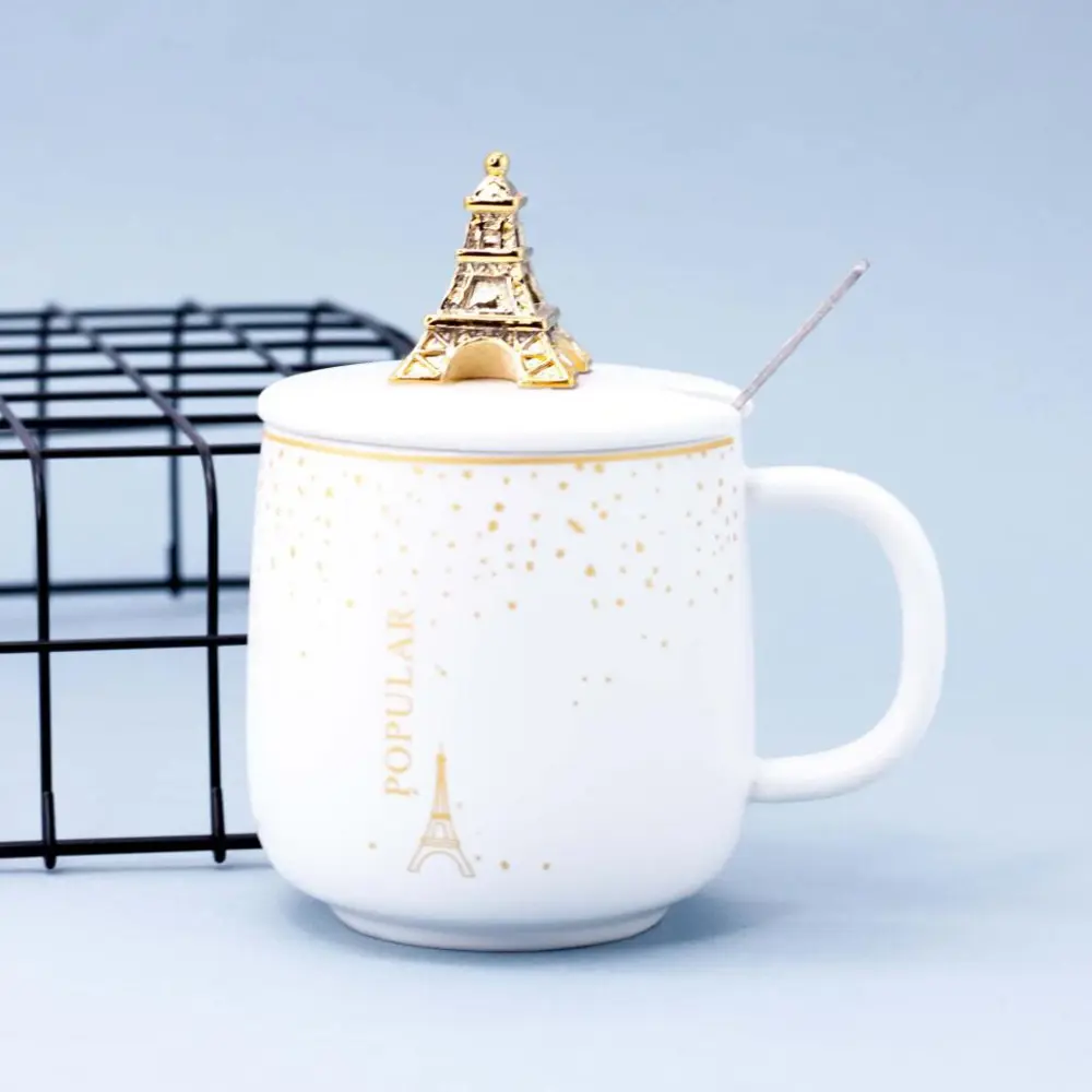 Фото 4 Кружка 400 мл Paris керамика цвет белый Фото 4 Кружка 400 мл Paris керамика цвет белый