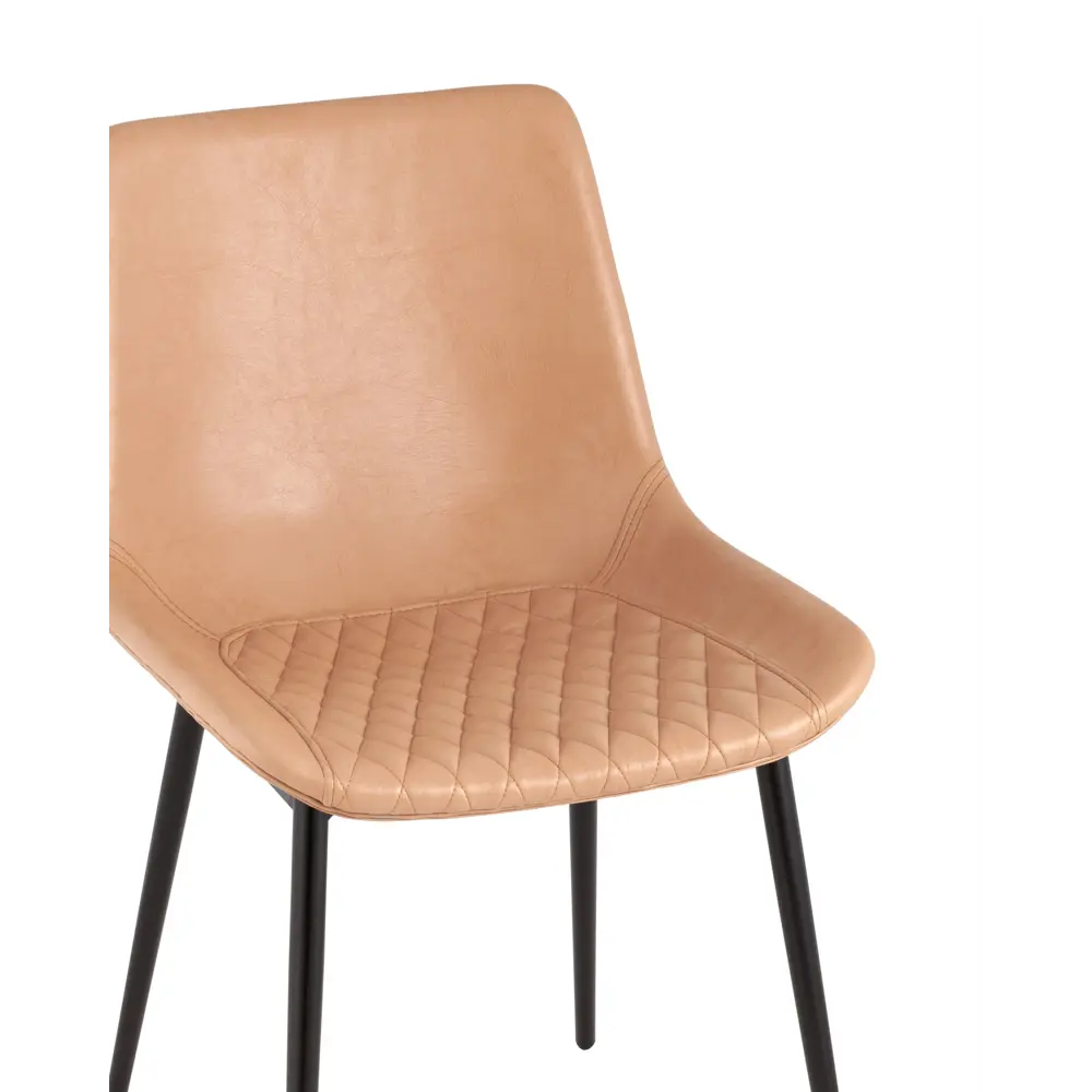 Фото 8 Комплект кухонных стульев 2 шт Стул груп Деймон 79x55x48 см экокожа цвет бежевый