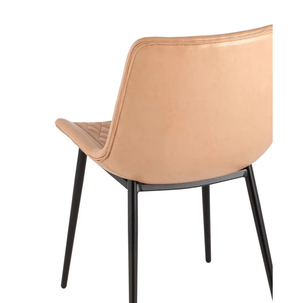 Фото 7 Комплект кухонных стульев 2 шт Стул груп Деймон 79x55x48 см экокожа цвет бежевый