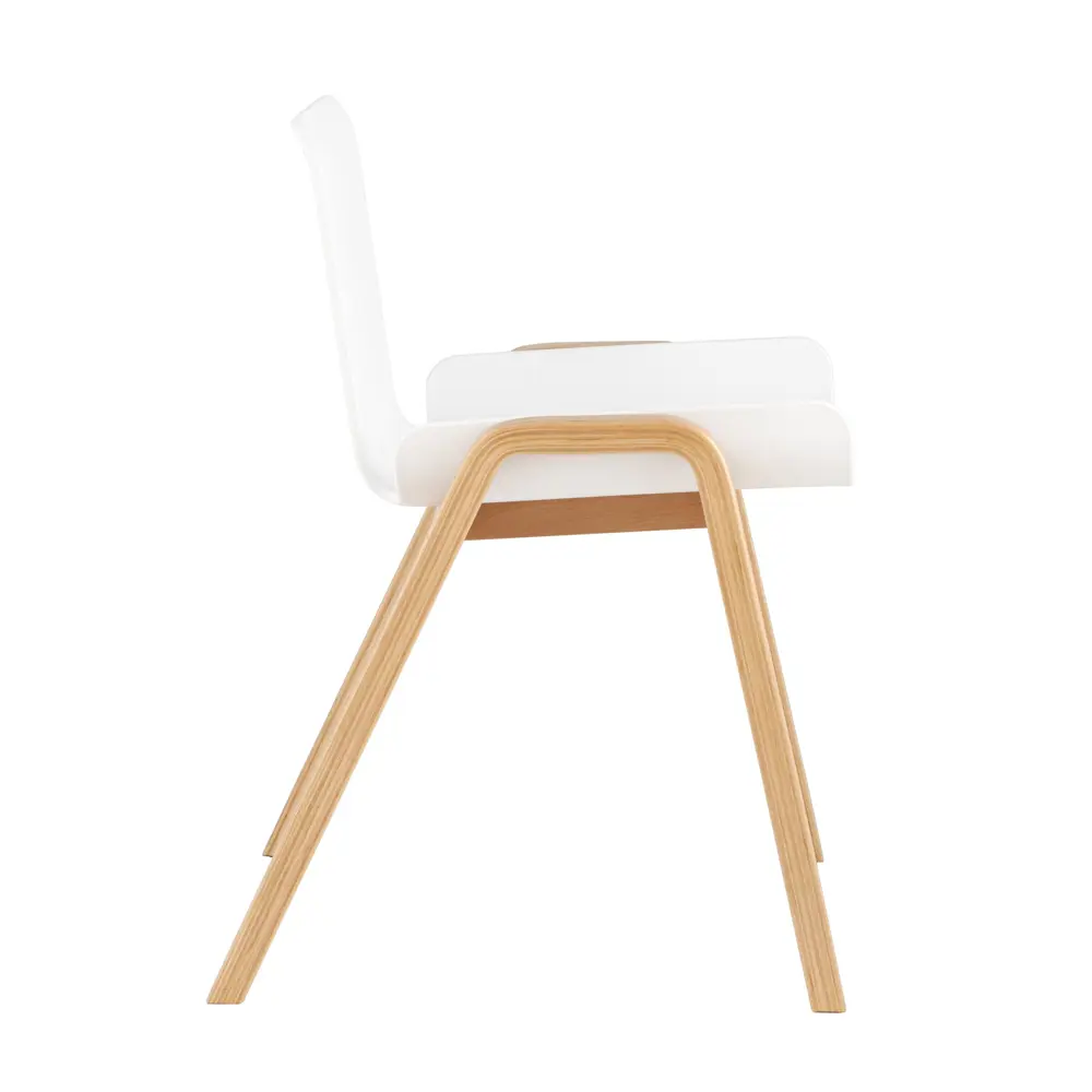 Фото 4 Комплект кухонных стульев 2 шт Стул груп Harbour 76x55x47.5 см пластик цвет белый