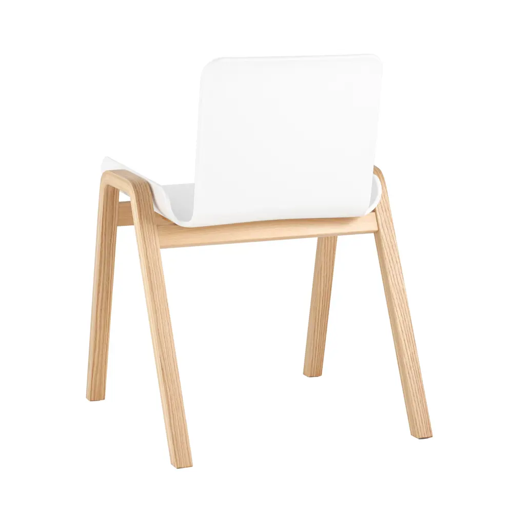 Фото 6 Комплект кухонных стульев 2 шт Стул груп Harbour 76x55x47.5 см пластик цвет белый