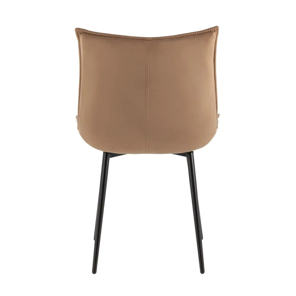 Фото 5 Комплект кухонных стульев 4 шт Стул груп Робб 87x61x55.5 см велюр цвет коричневый