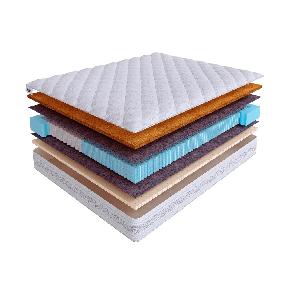 Фото Матрас SkySleep Smart Zone Duo Combo S500/S1000 125485, 180x195 см, независимый пружинный блок, двуспальный, ортопедический, латексный