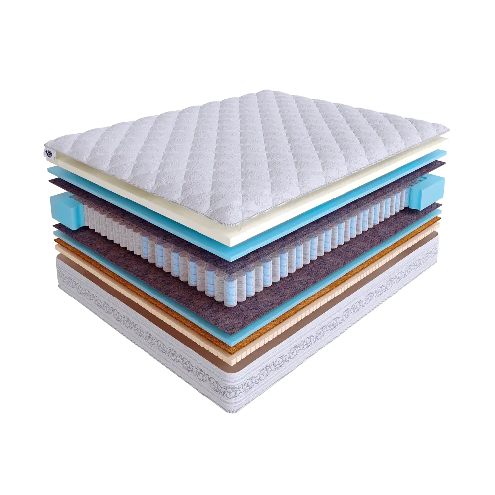 Фото Матрас SkySleep Smart Zone Duo Combo S500/DS 154740, 200x220 см, независимый пружинный блок, двуспальный, ортопедический, кокосовый Фото Матрас SkySleep Smart Zone Duo Combo S500/DS 154740, 200x220 см, независимый пружинный блок, двуспальный, ортопедический, кокосовый
