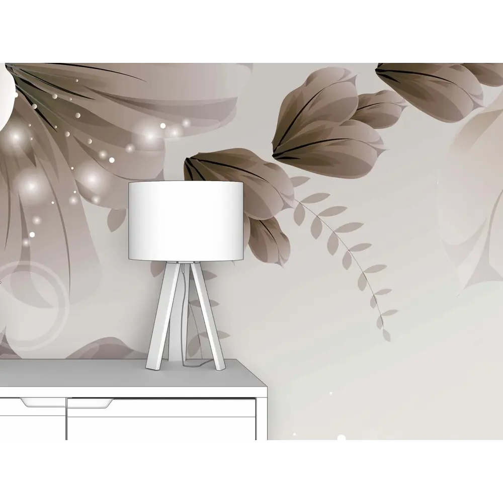 Фото 2 Фотообои флизелиновые Первое ателье 300x190 см Цветы создающие фон pw95134-3