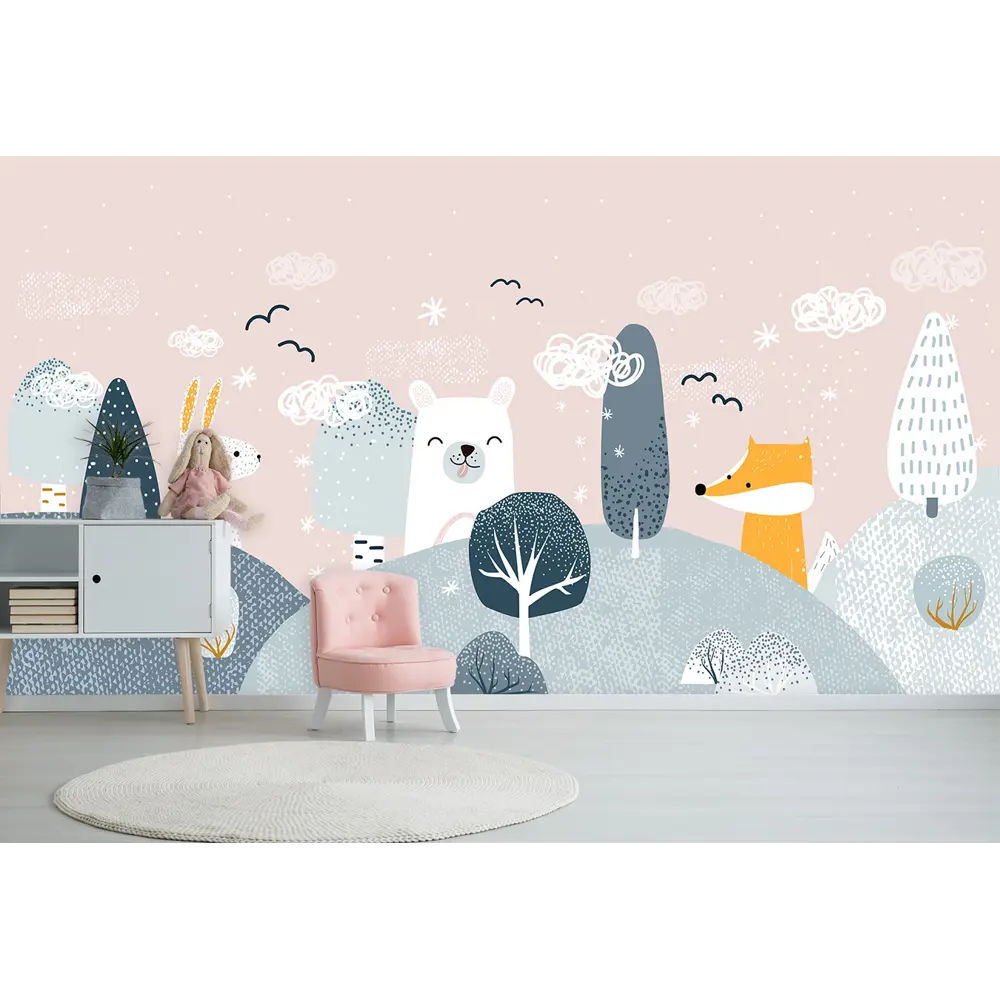 Фото 4 Фотообои флизелиновые Bartonwall 200x270 см Сказочный лес Животные K25002-Р Фото 4 Фотообои флизелиновые Bartonwall 200x270 см Сказочный лес Животные K25002-Р