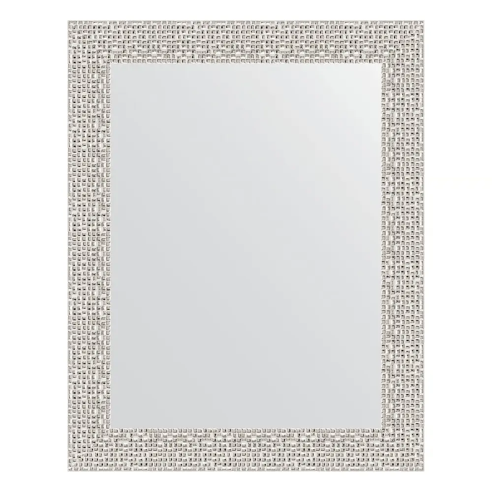 Фото Зеркало в багетной раме Evoform мозаика хром 46 мм 38x48 см BY 3004 Фото Зеркало в багетной раме Evoform мозаика хром 46 мм 38x48 см BY 3004