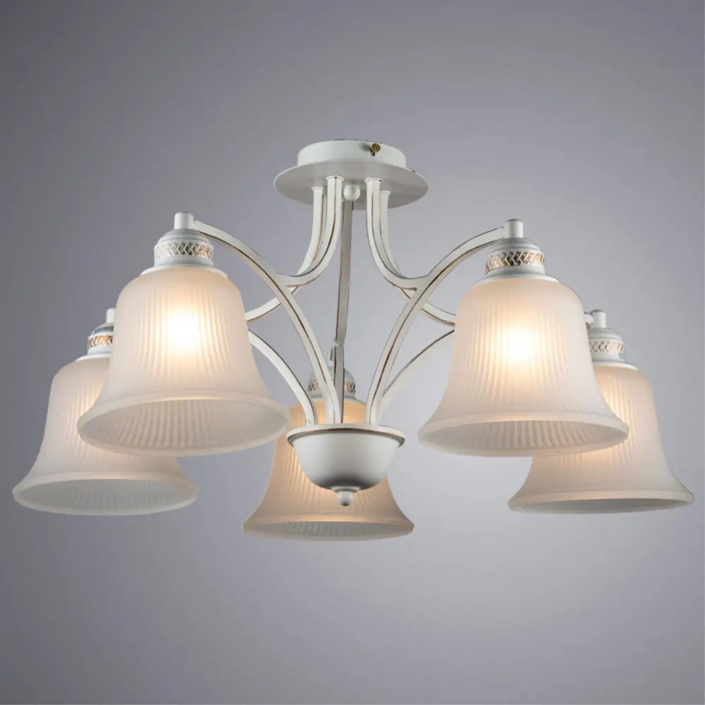 Фото 2 Люстра потолочная Arte Lamp Emma A2713PL-5WG 5 ламп 12 м² цвет золото Фото 2 Люстра потолочная Arte Lamp Emma A2713PL-5WG 5 ламп 12 м² цвет золото