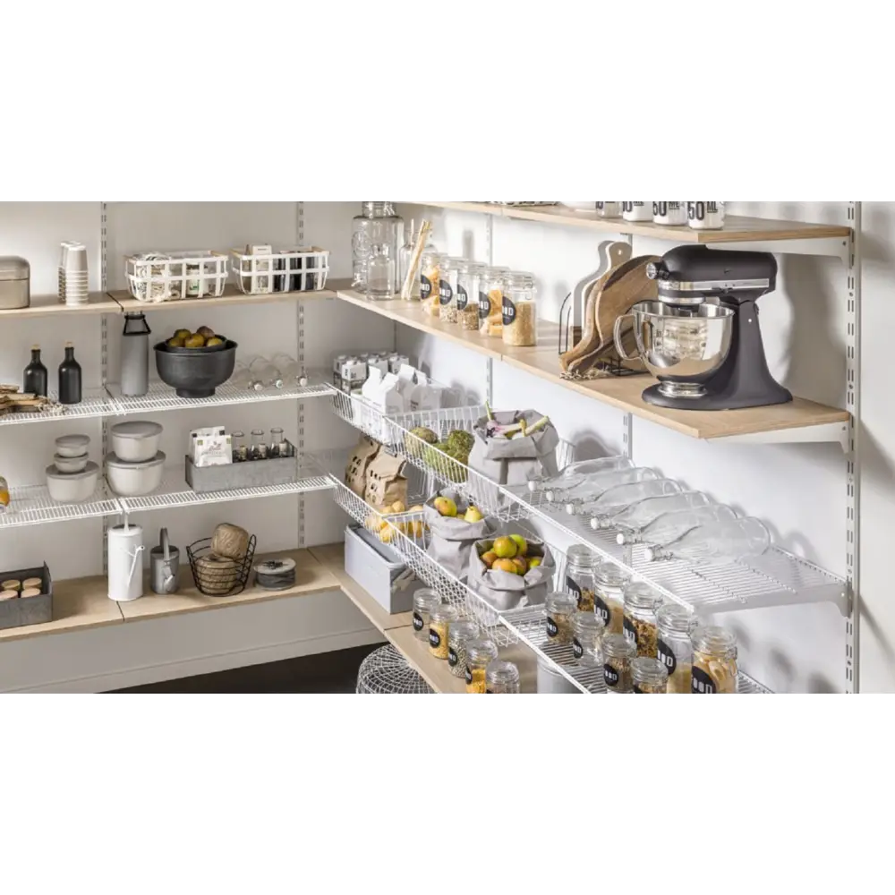 Фото 4 Полка для металлического стеллажа Dolle 160x1.50x40.60 см металл цвет белый Фото 4 Полка для металлического стеллажа Dolle 160x1.50x40.60 см металл цвет белый