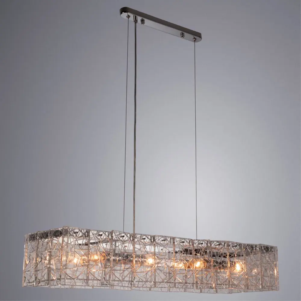 Фото 2 Люстра подвесная хрустальная Arte Lamp Galatea 8 ламп 10 м² цвет прозрачный Фото 2 Люстра подвесная хрустальная Arte Lamp Galatea 8 ламп 10 м² цвет прозрачный