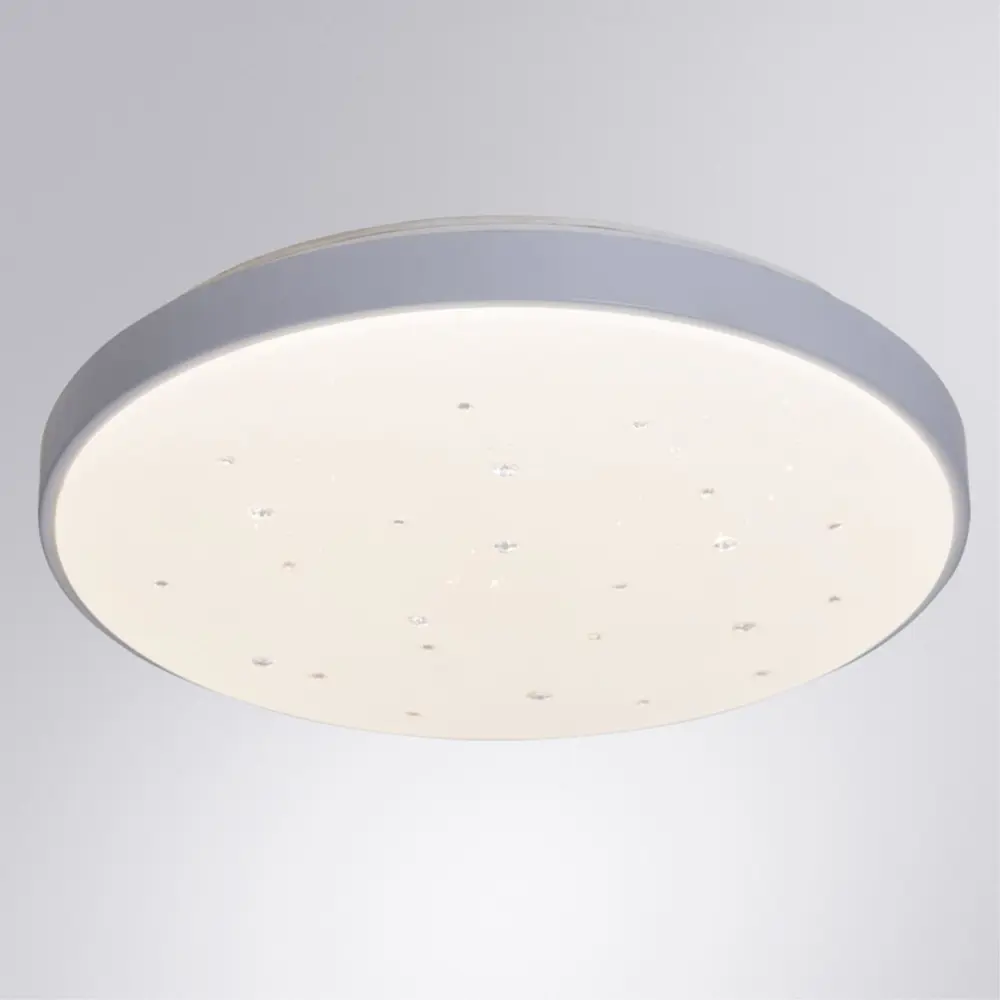 Фото 2 Люстра потолочная светодиодная Arte Lamp Onda с пультом управления 2 м² изменение оттенков белого цвет белый Фото 2 Люстра потолочная светодиодная Arte Lamp Onda с пультом управления 2 м² изменение оттенков белого цвет белый