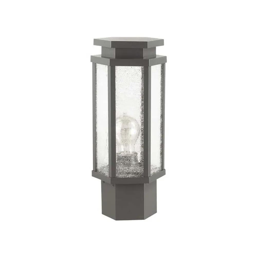 Фото Светильник уличный настенный ODEON LIGHT 4048_1B NATURE 100 Вт IP44 цвет серый серебристый